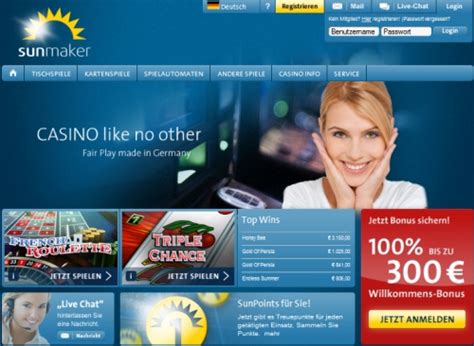 sunmaker casino anmelden deutschen Casino